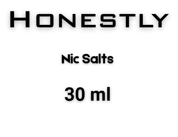 Honestly Nic Salts E-Liquid 25MG Provape Bishopdale Honestly Nic Salts E-Liquid 25MG Provape Bishopdale