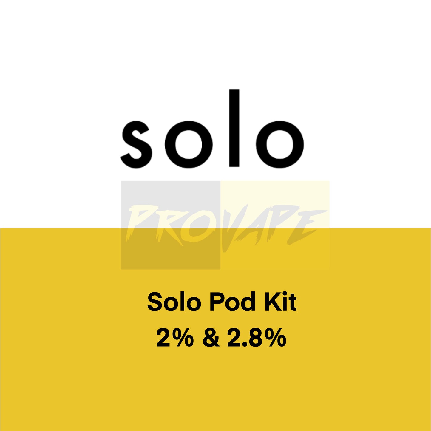Solo Pod Kit 2.8%