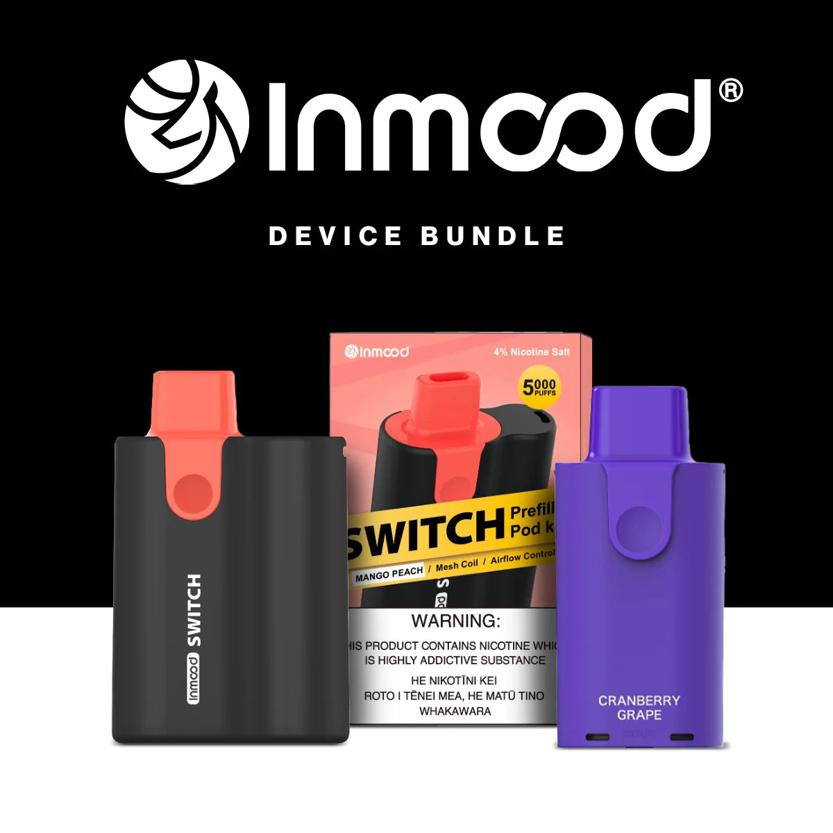 Inmood Switch Starter Kit 5000 puffs (26MG) 2.6%