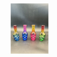 YP 8003 Glass Water Pipe H15cm Glass Mixed