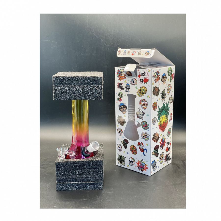 YP 8008 Glass Water Pipe H21.5cm