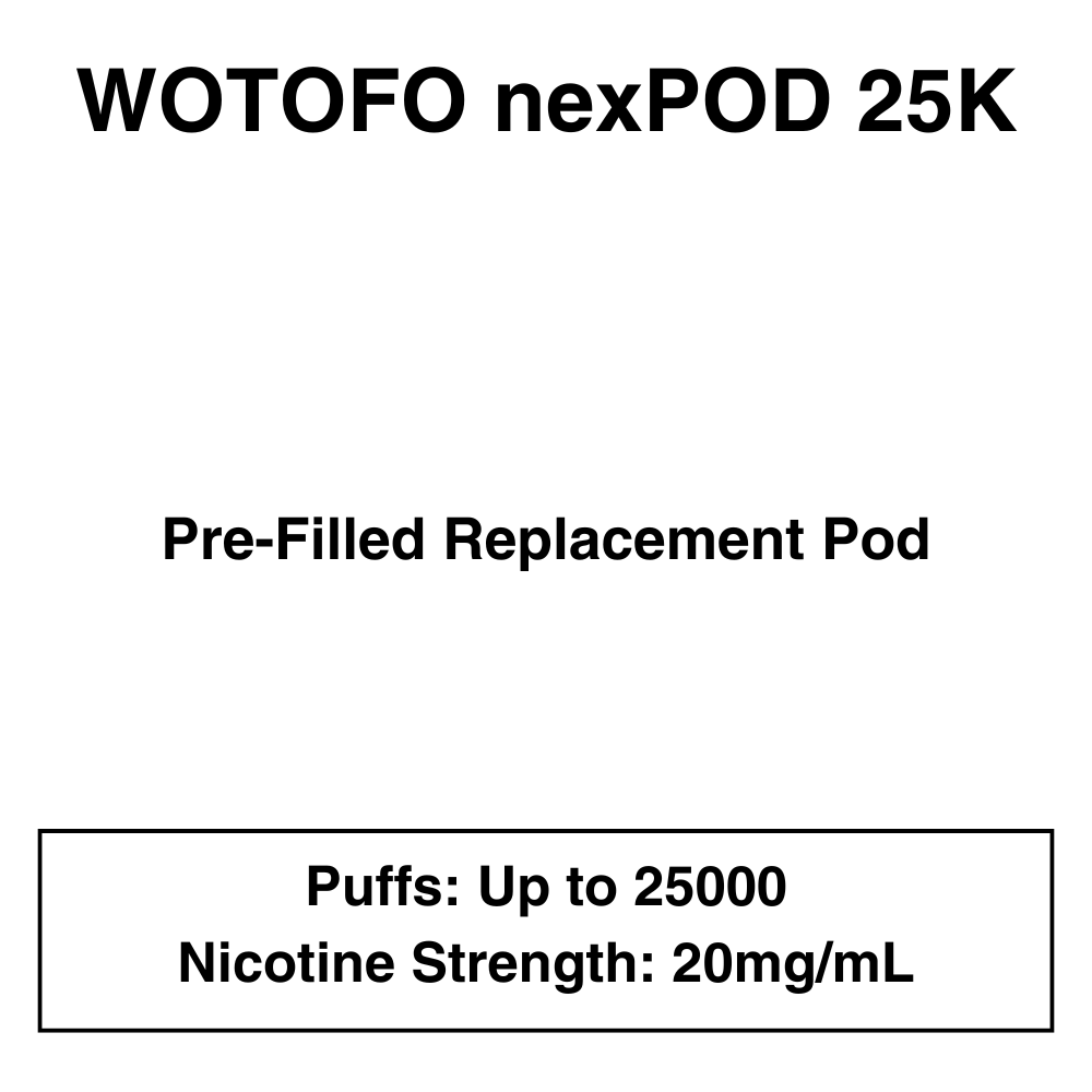 WOTOFO NEXPOD 25k Pod 20mg /26.5mg