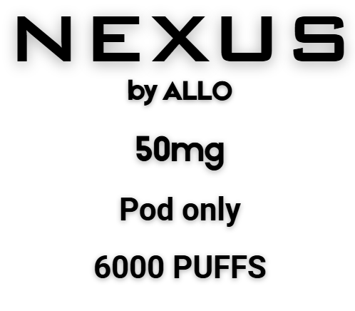 NEXUS 6000 puffs By ALLO Pod Only 50MG