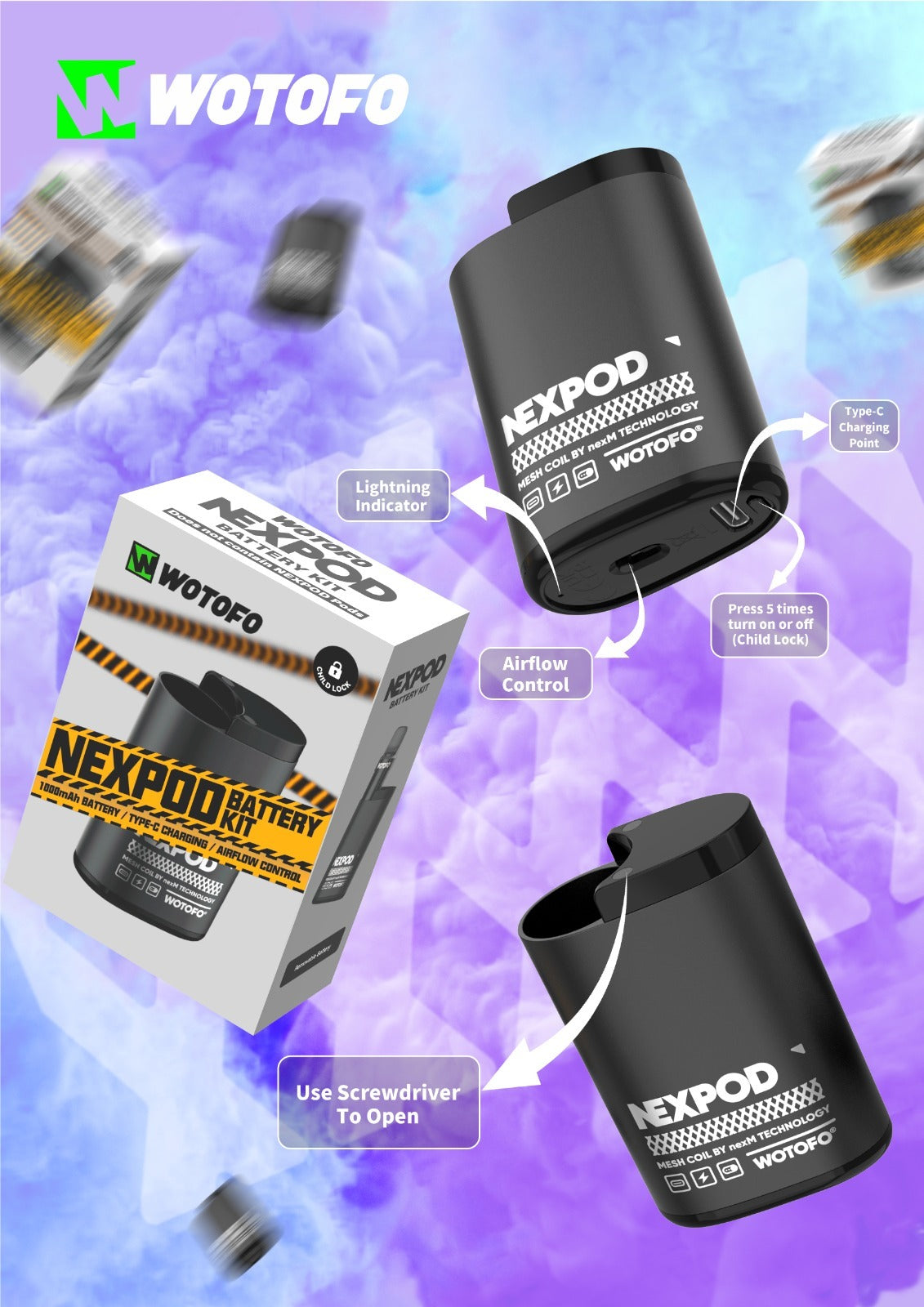 Wotofo nexPOD device only