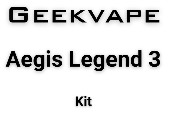 GEEKVAPE - Aegis Legend 3 Kit