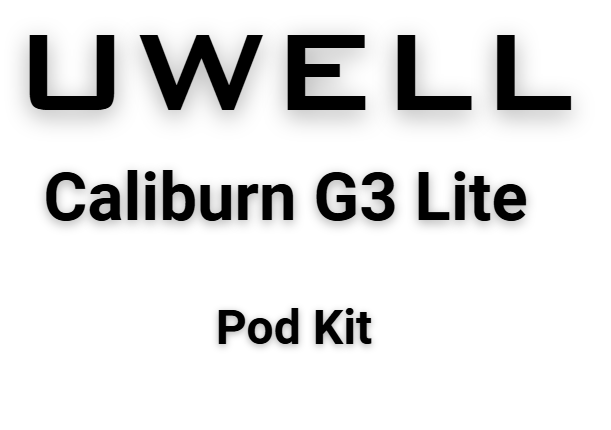 Uwell - Caliburn G3 Lite Pod Kit Provape Bishopdale Uwell - Caliburn G3 Lite Pod Kit Provape Bishopdale