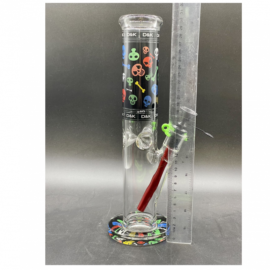 Glass Waterpipe 1196 H31.5cm