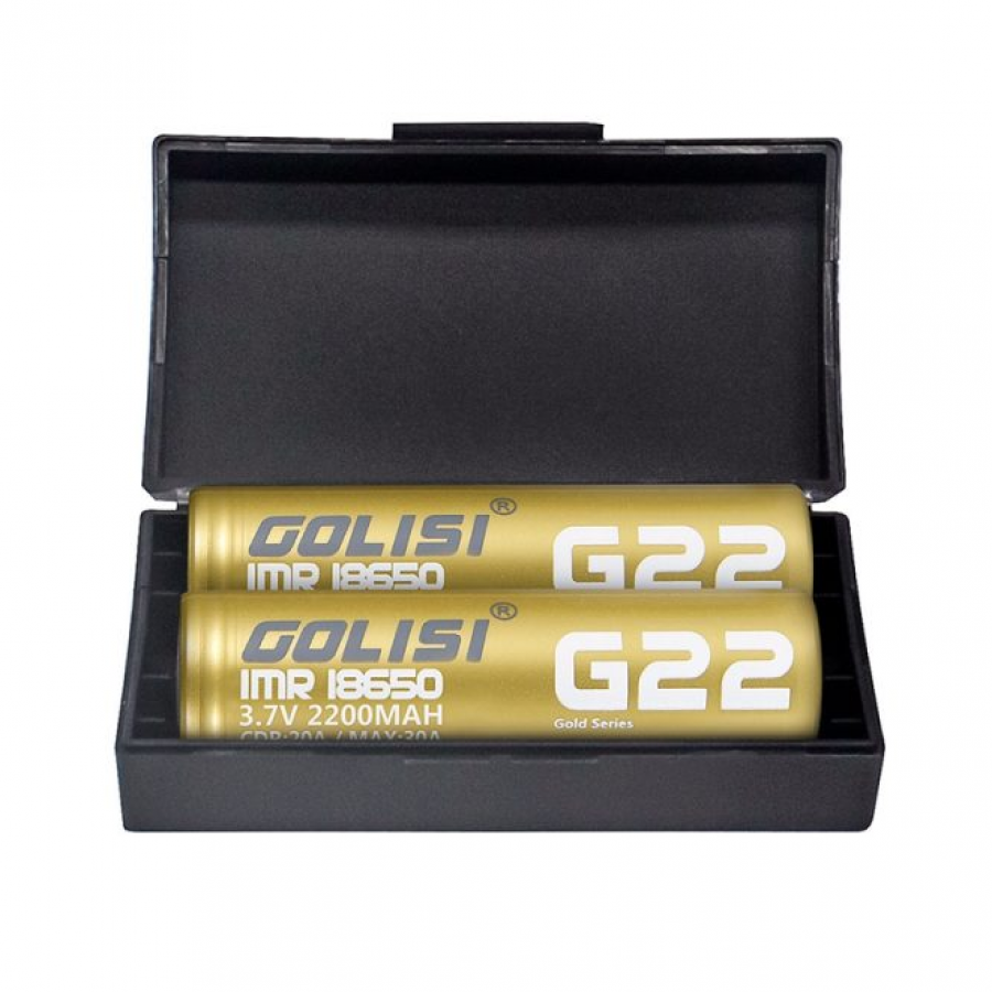 Golisi G22 18650 2200mAh/ 20a Batteries Twin pack