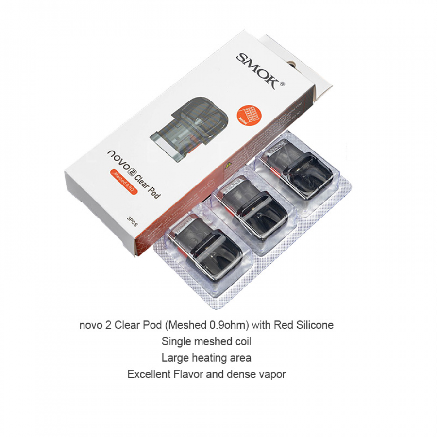 Novo 2, 2s, 3 Replacement Clear Pod