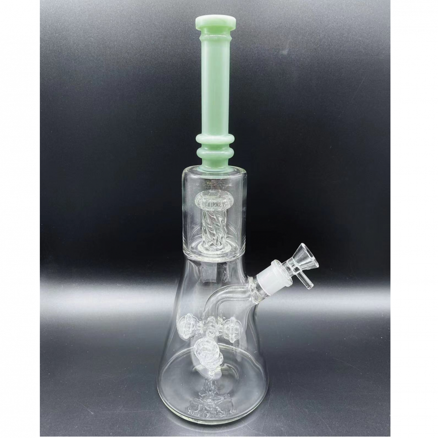Glass Water Pipe 1113 H38cm