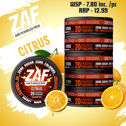 ZAF Caffeine (Energy Pouches)
