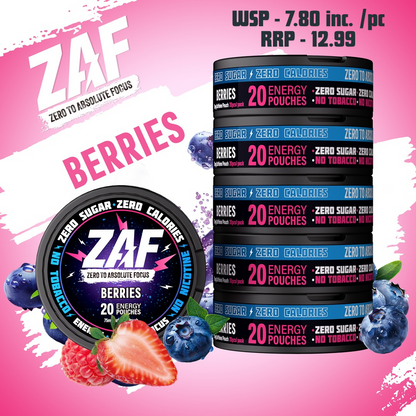 ZAF Caffeine (Energy Pouches)