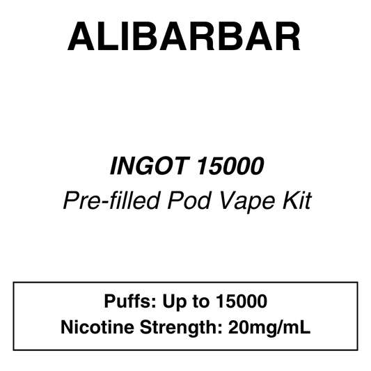 ALIBARBAR Ingot-Kit 15K Puffs