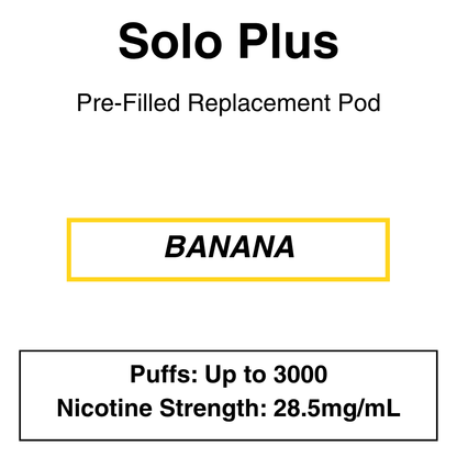 Solo Plus Pods and 2.8%