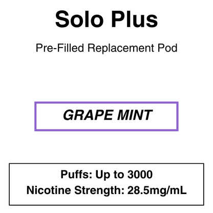 Solo Plus Pods and 2.8%