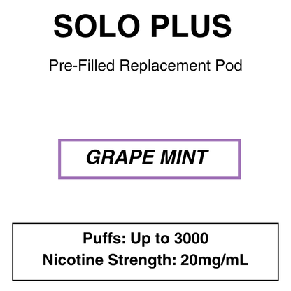 Solo Plus Pods and 2%