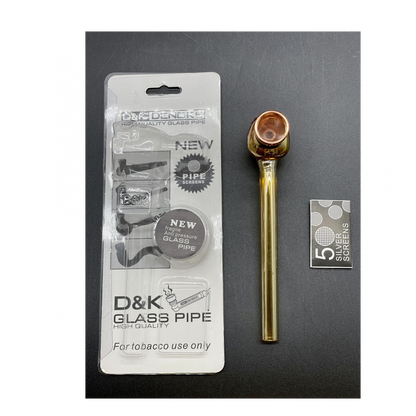 Pipe 1228 Glass Tobacco Pipe Skull Shape Glass  Mix Colour
