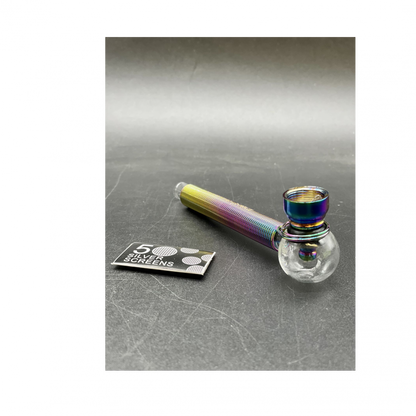 Pipe 1229 Glass Tobacco Pipe Round Shape