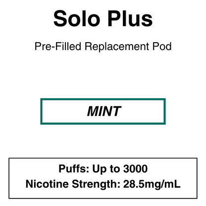 Solo Plus Pods and 2.8%