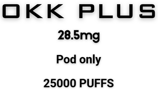 OKK PLUS POD ONLY 25K PUFFS