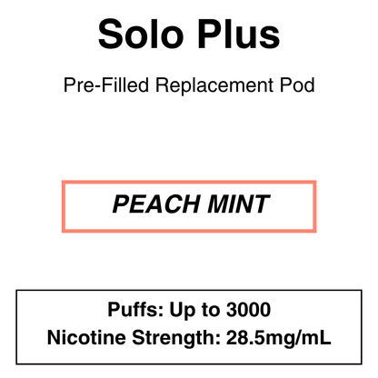 Solo Plus Pods and 2.8%