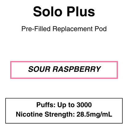 Solo Plus Pods and 2.8%