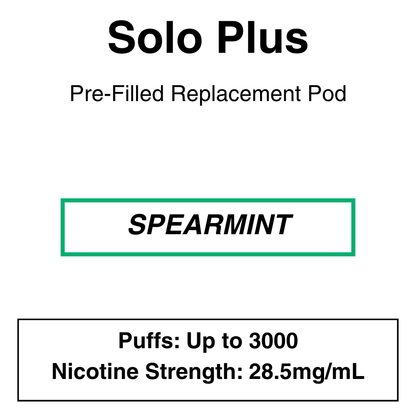 Solo Plus Pods and 2.8%