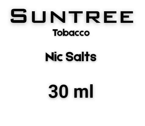 SUNTREE Tobacco Nic salts 30ml
