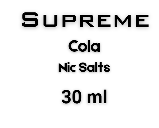Supreme Cola Nic Salts 30ml