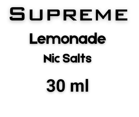 Supreme Lemonade Nic Salts