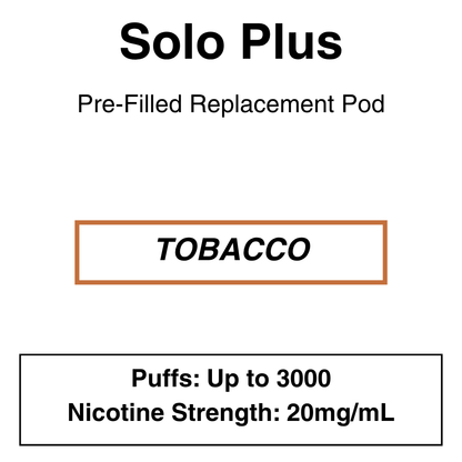 Solo Plus Pods and 2%