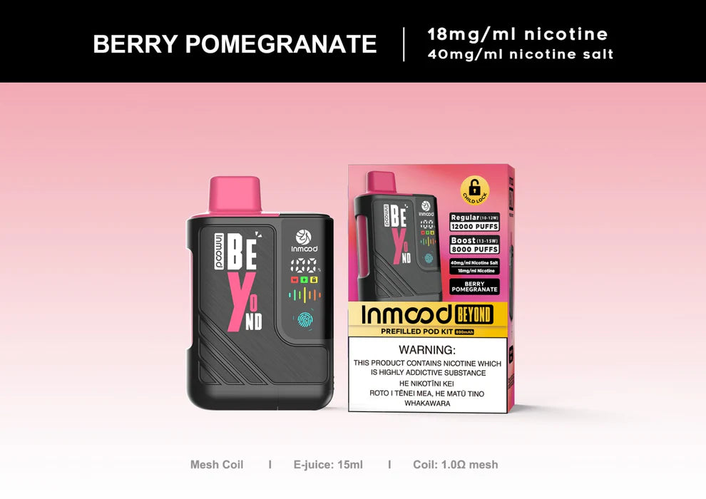 Inmood Beyond 12K Vape Starter Kit and Pod
