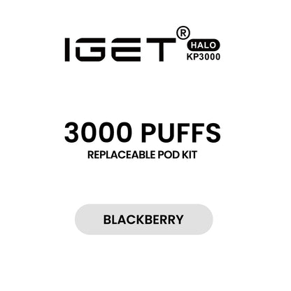 IGET HALO 3000 puffs STARTER KIT