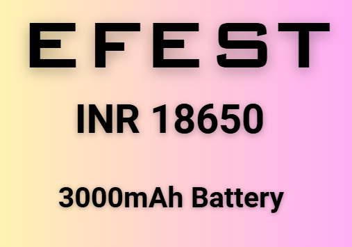 EFEST - INR 18650 3000MAH 35A BATTERY (2PCS/PK)