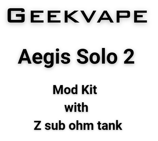 Geekvape - Aegis Solo 2 (S100) Mod Kit with Z Sub Ohm Tank