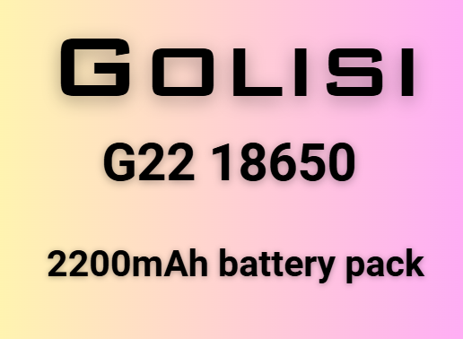 Golisi G22 18650 2200mAh/ 20a Batteries Twin pack