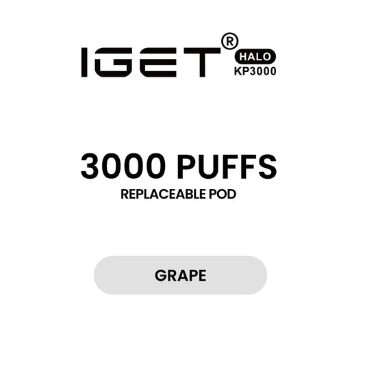 IGET HALO 3000 puffs POD ONLY