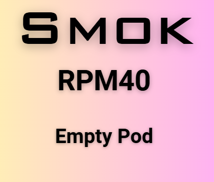 SMOK RPM40 Empty Pod 4.3ml/4.5ml(3pcs/Pack)