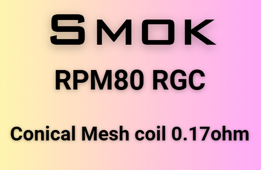 SMOK RPM80 RGC Conical Mesh Coil 0.17ohm