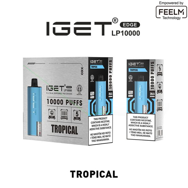 IGET EDGE 10K PUFFS STARTER KIT & Pod