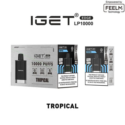 IGET EDGE 10K PUFFS STARTER KIT & Pod
