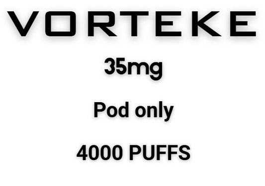 Vorteke puk. Pod Only  4000 Puffs (35mg)
