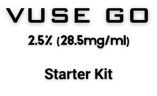 Vuse Go Ready to vape kit 2.5% (28.5 MG/ML)