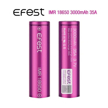 EFEST - INR 18650 3000MAH 35A BATTERY (2PCS/PK)